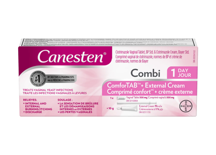 Canesten - Combi ComforTAB + External Vaginal Cream | 1 Day