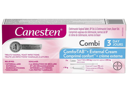 Canesten - Combi ComforTab + External Vaginal Cream | 3 Days