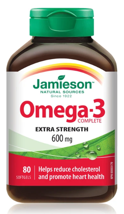 Jamieson - Omega-3 Complete 600mg Extra Strength