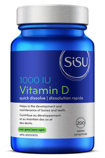 Sisu - Vitamin D - 1000 IU - Quick Dissolve | 200 Tablets*