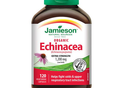 Jamieson - Extra Strength Organic Echinacea 1200 mg | 120 Capsules