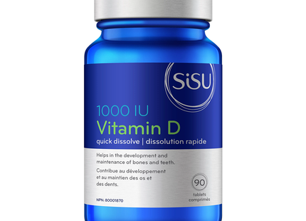 SISU - Vitamin D 1000 IU Unflavoured | 90 Tablets