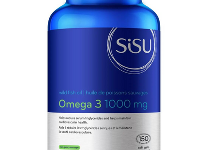 Sisu -  Wild Fish Oil Omega-3 1000 mg - Natural Orange Flavour | 120 Soft Gels*