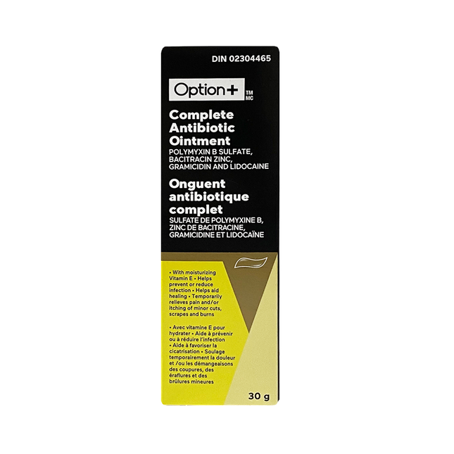 Option+ Complete Antibiotic Ointment | 30 g