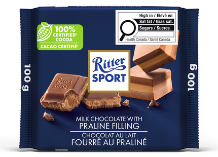 Ritter Sport - Milk Chocolate with Praline Filling | 100 g