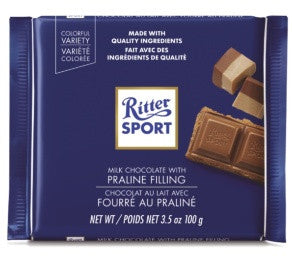 Ritter Sport Milk Chocolate Bar with Praline Filling | 100 g