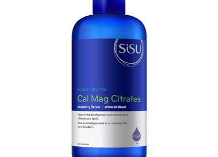 SISU - Citrates Cal Mag liquide, saveur myrtille | 450 mL