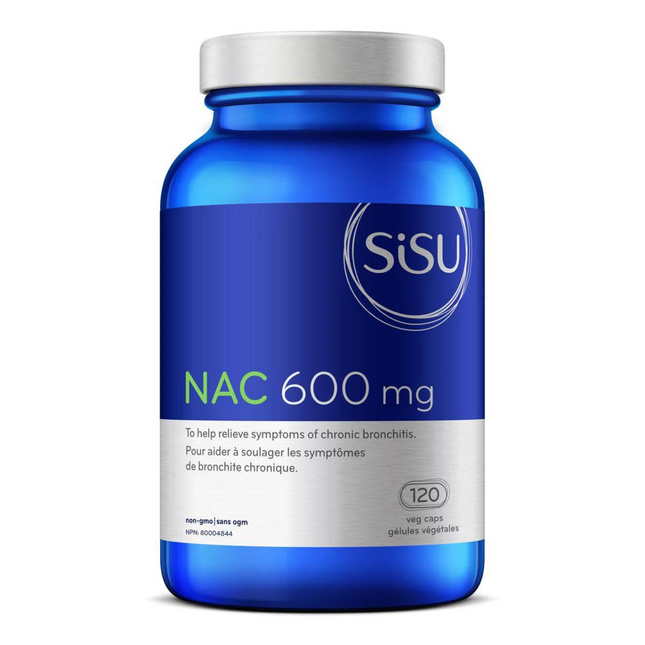 Sisu - NAC 600 mg  | 120 Vegetarian Capsules*