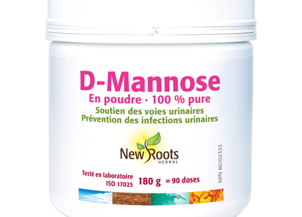 New Roots - Poudre de D-Mannose 100% pure | 180 g