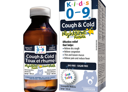 HOMEOCAN - Kids 0-9 Night Cough & Cold | 100 mL