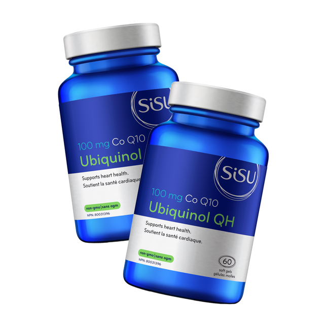 2-PACK! SISU - Co Q10 Ubiquinol QH 100 mg | 60 Tablets