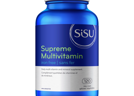 SISU - Supreme Iron Free Multivitamin | 120 Veg Caps*