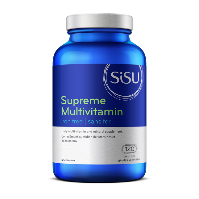 SISU - Multivitamine suprême sans fer | 120 gélules végétales*
