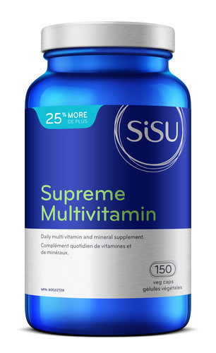Sisu Supreme Multivitamin Iron Free | 150 Veg Caps
