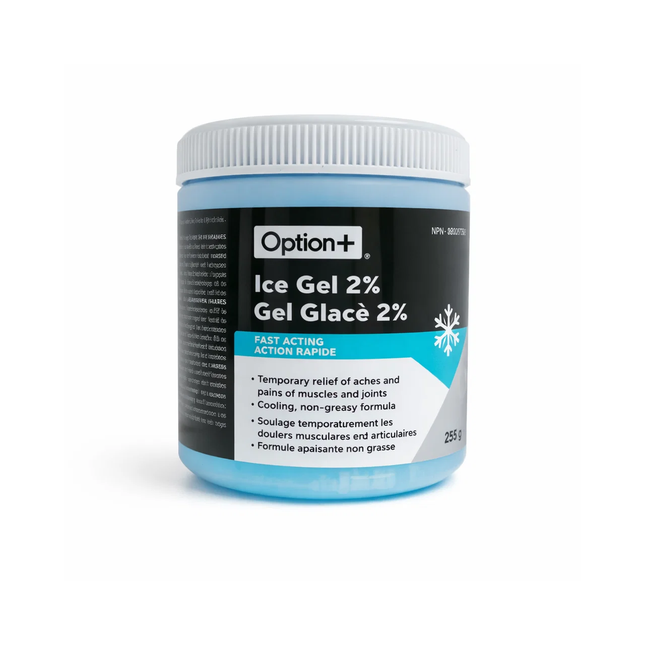 Option+ Ice Gel 2% Fast Acting | 255 g