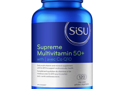 SISU - Supreme Multivitamin 50 + - with Co Q10 | 120 Veg Caps*