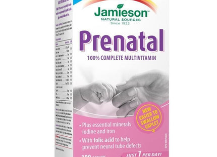 Jamieson - Prenatal 100% Complete Multivitamin | 100 Caplets