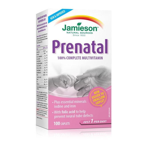 Jamieson - Multivitamine prénatale complète à 100 % | 100 comprimés