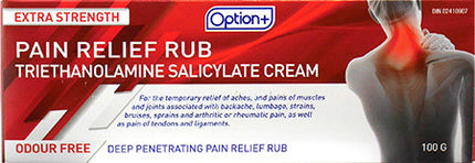 Option+ Extra Strength Pain Relief Rub | 100 g