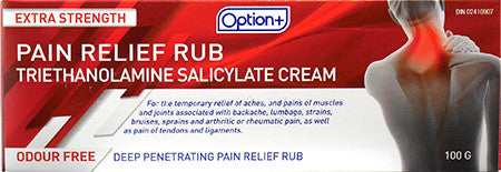 Option+ Extra Strength Pain Relief Rub | 100 g