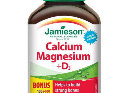 Jamieson - Calcium Magnesium + D3 | 200 Caplets