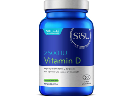 SISU - Vitamin D - 2500IU | 120 Softgels*