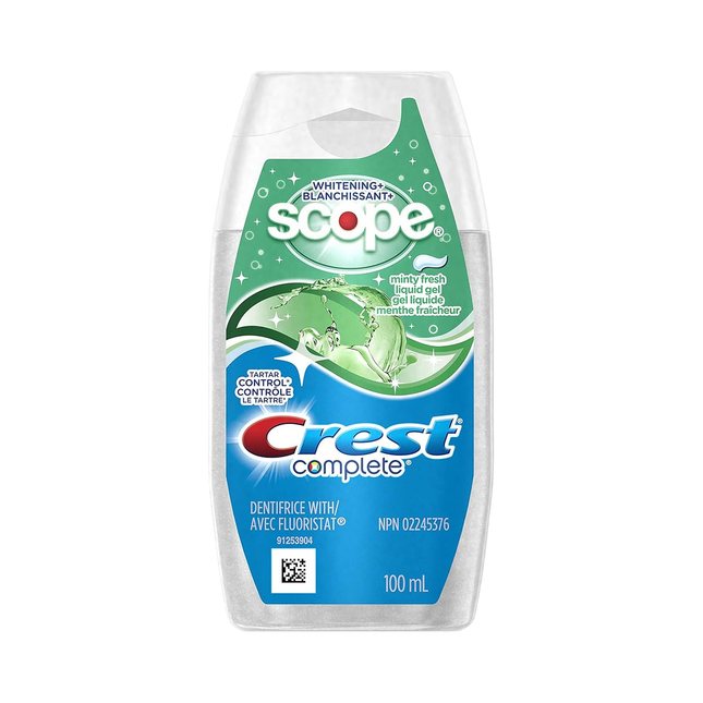 Crest - Complete Whitening+Scope, Minty Fresh Liquid Gel | 100 mL