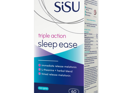 Sisu - Triple Action Sleep Ease - for the Promotion of Sleep and Relaxation | 30 Tri Layer Tablets*