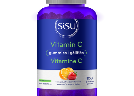SISU - Vitamin C Gummies - Orange & Strawberry | 100 Gummies