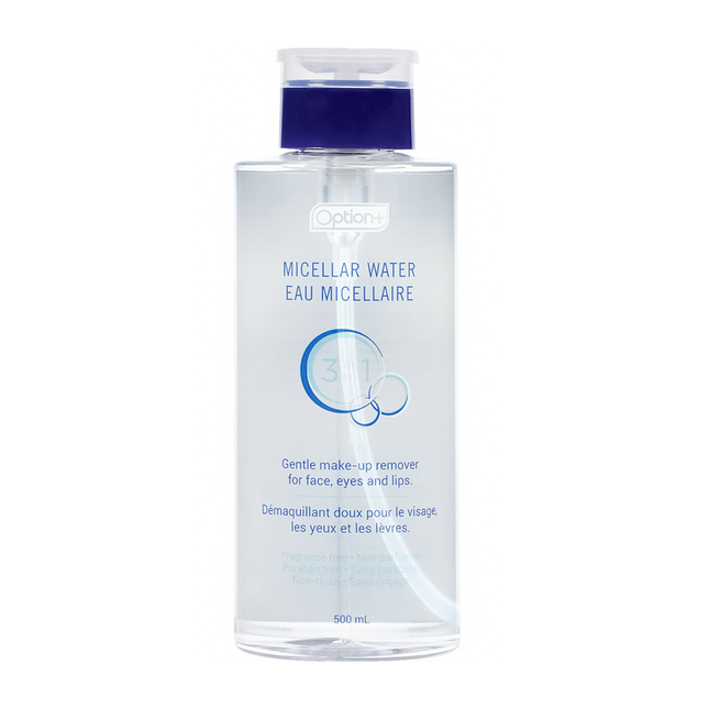 Option+ Eau Micellaire 3 en 1 | 500 ml