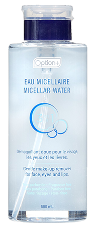 Option+ Eau Micellaire 3 en 1 | 500 ml