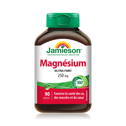Jamieson - Magnésium Ultra-Force 250 mg | 90 comprimés pelliculés