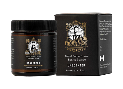 Educated Beards - Beard Butter Cream, Unscented | 118 mL