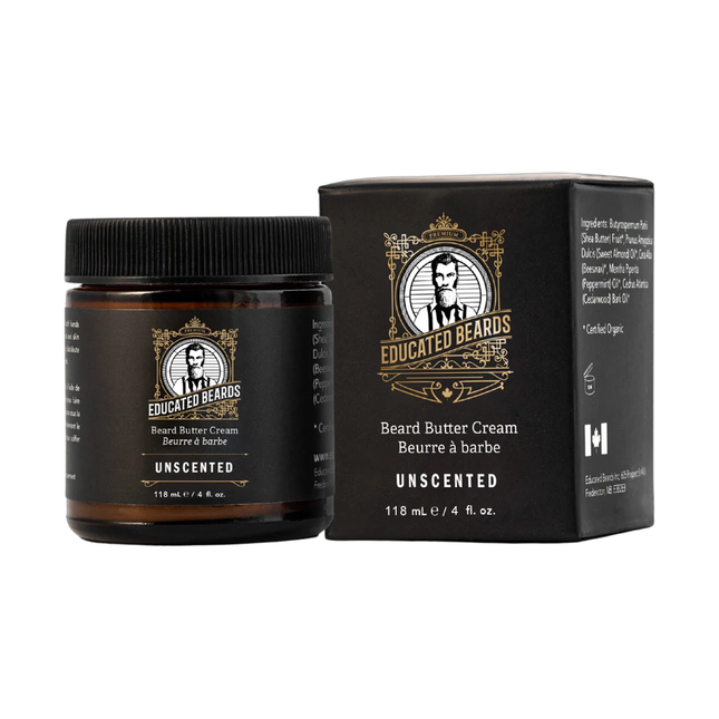 Educated Beards - Beard Butter Cream, Unscented | 118 mL