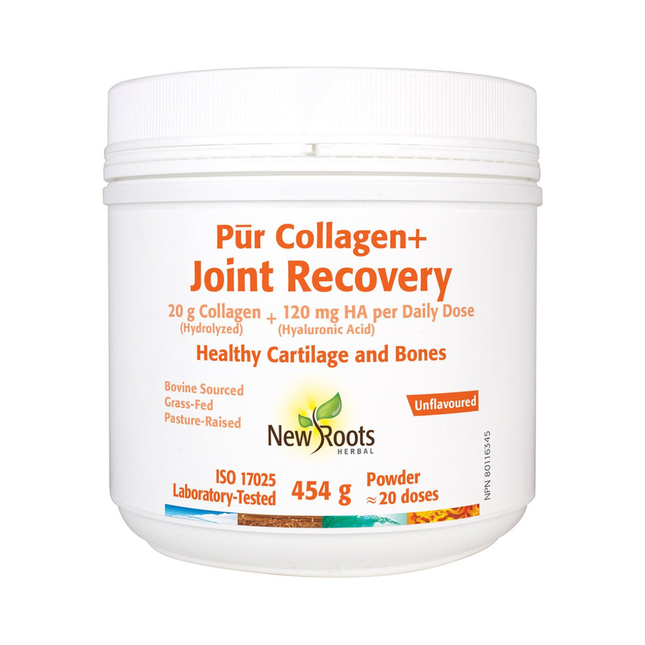 New Roots - Pūr Collagen + Récupération articulaire Cartilage et os sains | 454 g