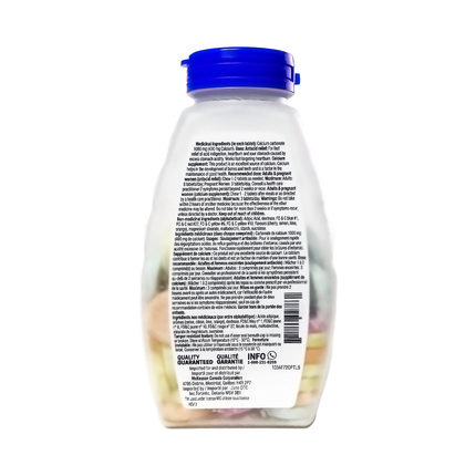 Option+ Antiacide Calcium Ultra Fort, Fruits assortis | 72 comprimés à croquer