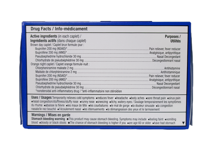 Option+ Cold & Sinus Daytime & Nighttime Relief | 12 Daytime + 6 Nighttime Caplets