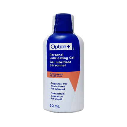 Option+ Gel lubrifiant personnel à base d'eau | 60 ml