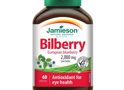 Jamieson - Bilberry, 2000mg | 60 Capsules