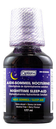 Option+ Nighttime Sleep-Aid Solution - Berry Flavour | 177 ml