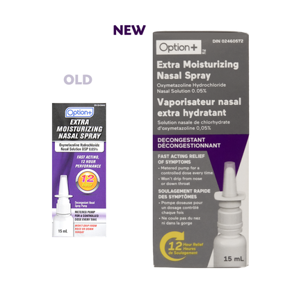 Option+ Spray nasal extra hydratant avec pompe doseuse | 15 ml