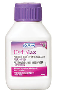 Option+ Hydralax - Polyethylene Glycol 3350 Powder | 238 g