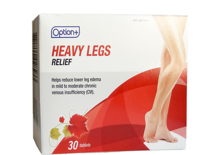 Option+ Heavy Legs Relief | 30 Tablets