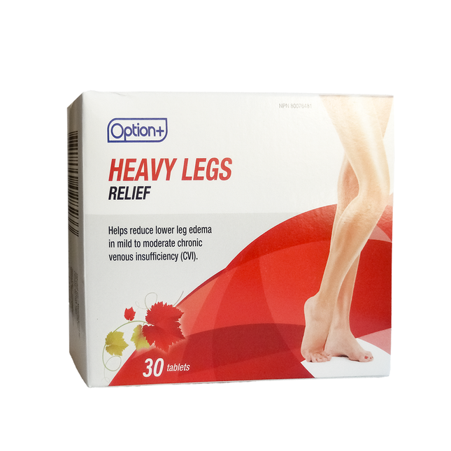 Option+ Heavy Legs Relief | 30 Tablets