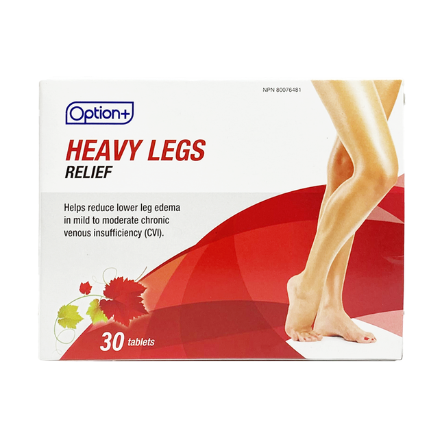 Option+ Soulagement des jambes lourdes | 30 comprimés