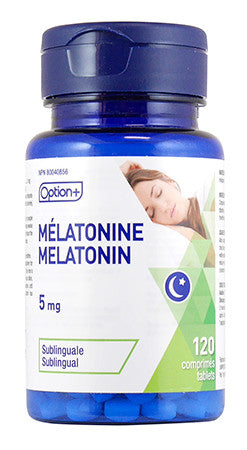 Option+ Melatonin 5 mg | 120 Sublingual Tablets