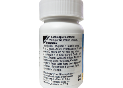 Option+ Naproxen Sodium Tablets USP 220 mg | 24 Caps