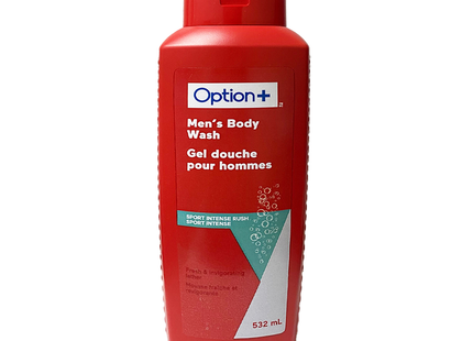 Gel douche pour homme Option+, Sport Intense | 532 ml