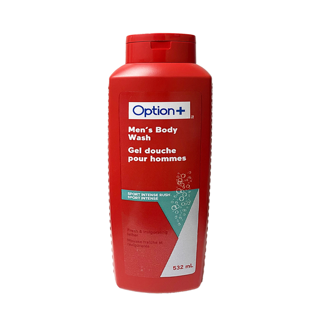 Gel douche pour homme Option+, Sport Intense | 532 ml