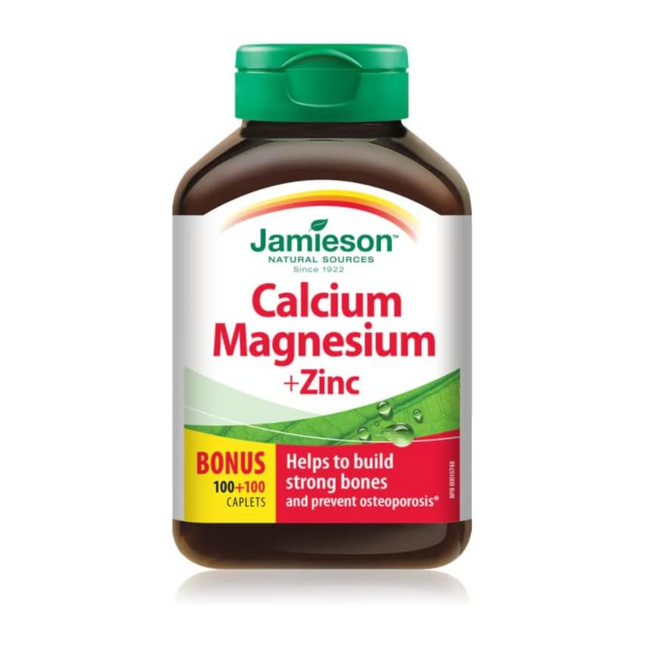 Jamieson - Calcium Magnesium + Zinc | 200 Caplets